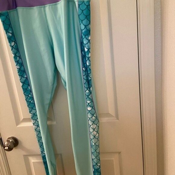 Run Disney runDisney Ariel The Little Mermaid Athletic Leggings Women's Size XL - Picture 7 of 12